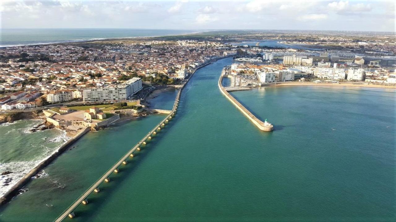 La Calypsette - Face Grande Plage Des Sables D'Olonne Les Sables-dʼOlonne Екстериор снимка